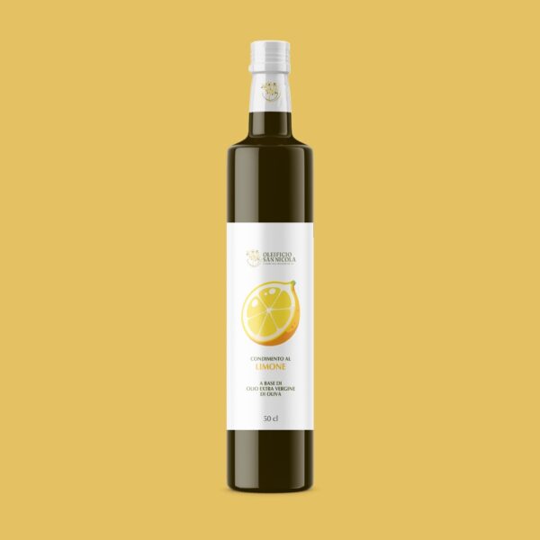 Limone_mockup Olio Extravergine di Oliva Aromatizzato al Limone